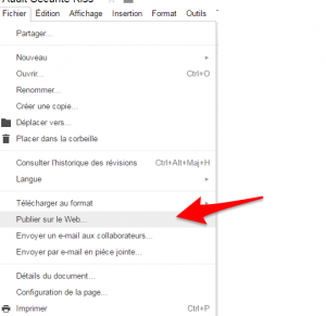 google apps publier pour le web
