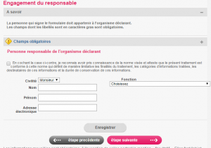 Déclaration CNIL